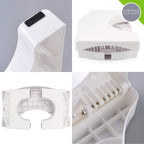 Folding Squatting Toilet Stool | 7 Inch Non-Slip Bathroom Step Stool | Anti Constipation Natural & Comfortable Squat Aid Stool