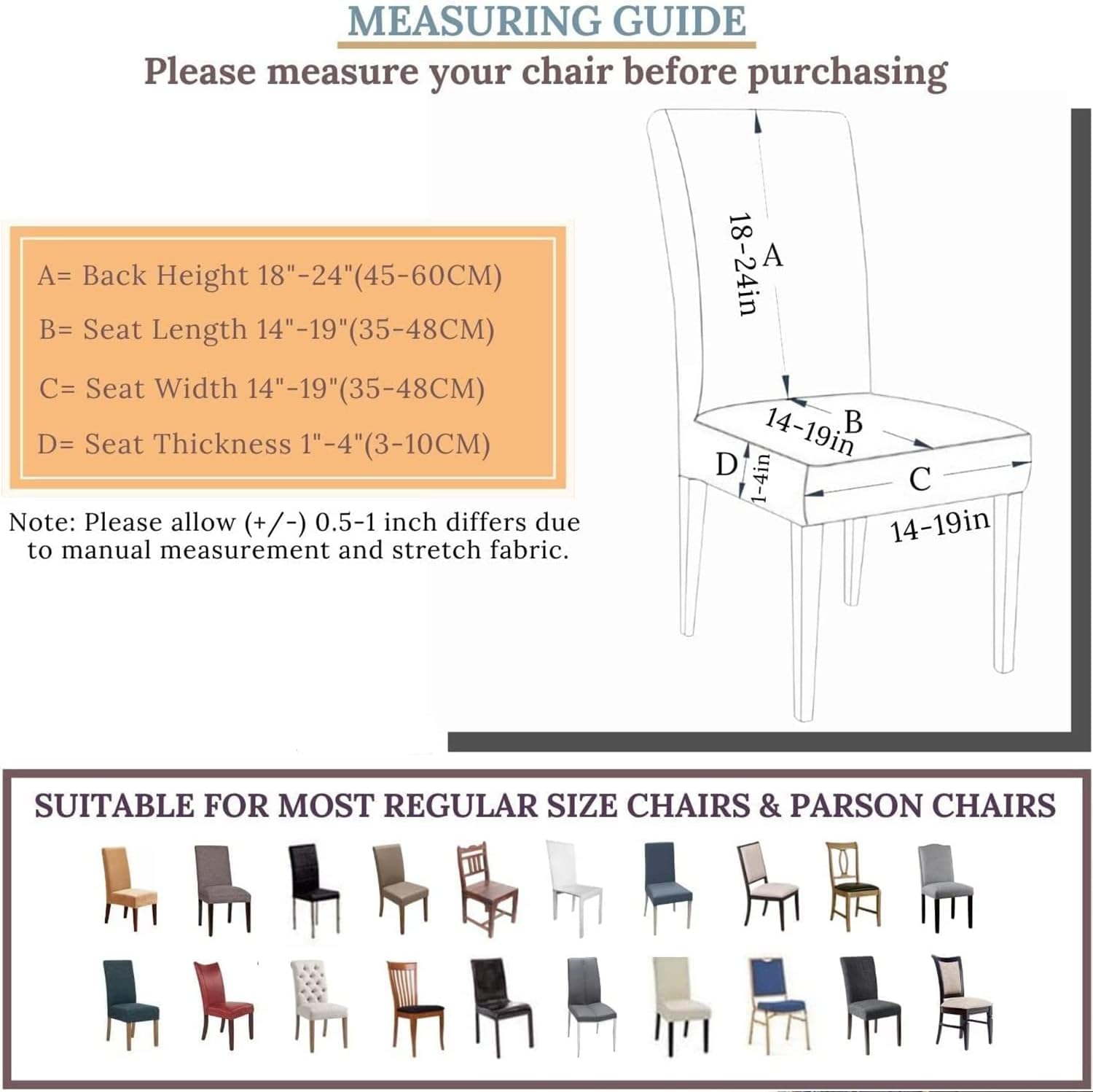Dining Room Chair Covers Set of 4 Super Fit Stretch Removable Washable Dining Chair Protector Cover Seat Slipcover for Hotel, Dining Room, Ceremony, Banquet Wedding Party(Leaf Style)
