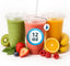 12oz Crystal Clear Smoothie Cups with Flat lids, Perfect for Iced Coffee, Milkshake, Slurpee, Ice Cream, Razzle, Slush, Smoothy, Party's Pack of 50
