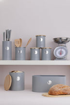 Living Grey Bread Bin
