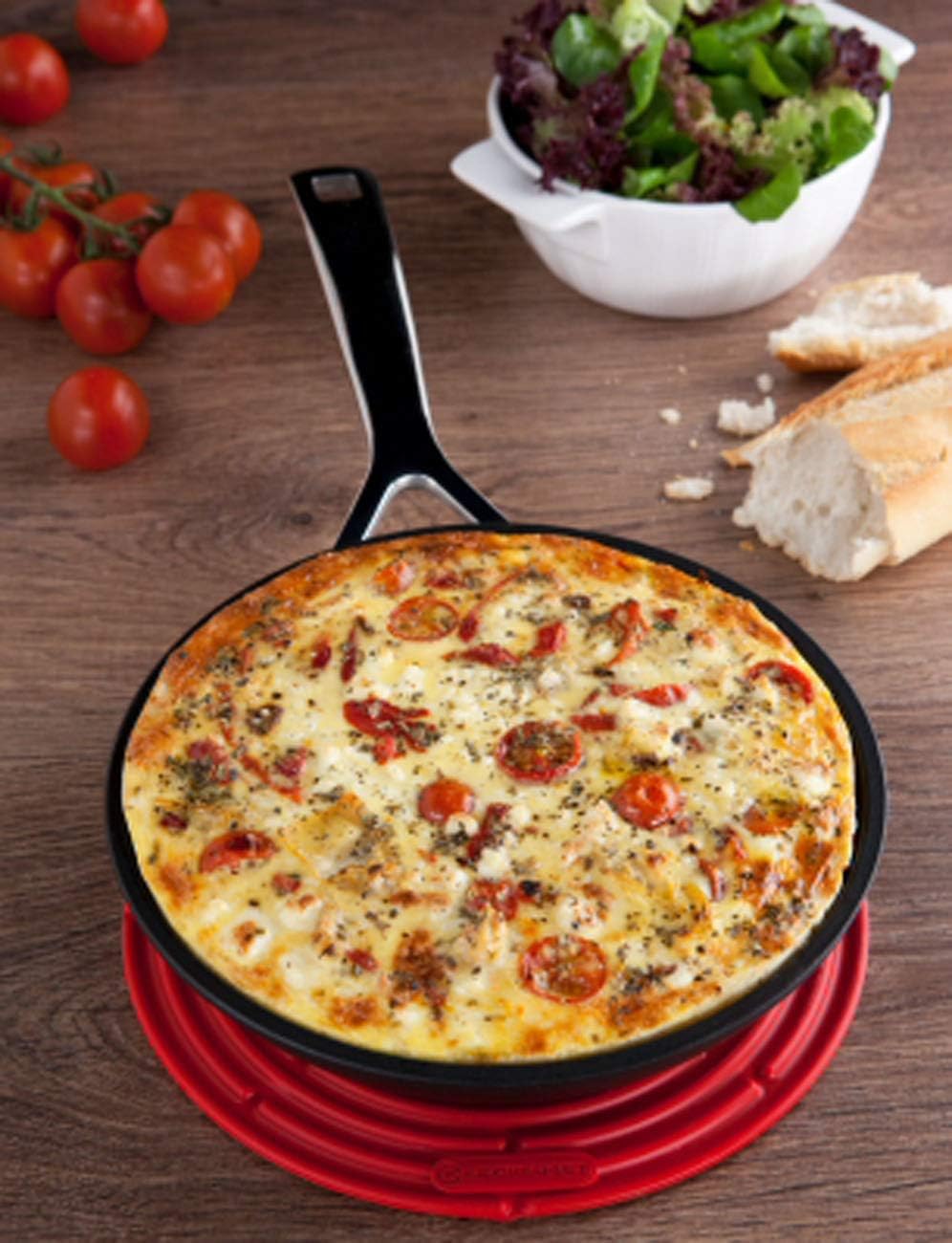 Toughened Non-Stick 22cm Frying Pan, Aluminium, Black, 51112220010002