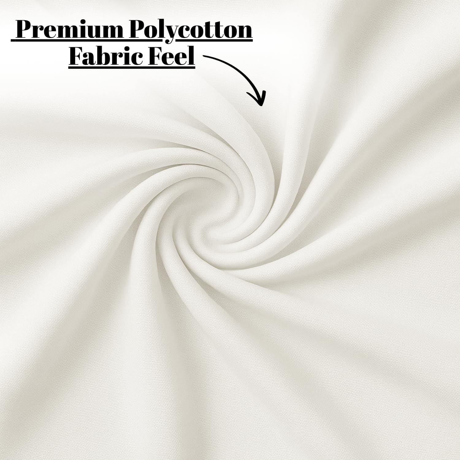 ® Plain Dyed Poly Cotton Pleated Platform Base Valance Sheets | Single | Double | King | Super King | (Double, White)