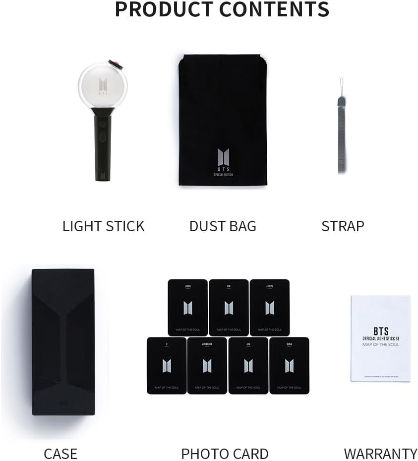 Sayzer BTS Lightstick Official Special Edition with 7 Photocards Kpop Merch Merchandise