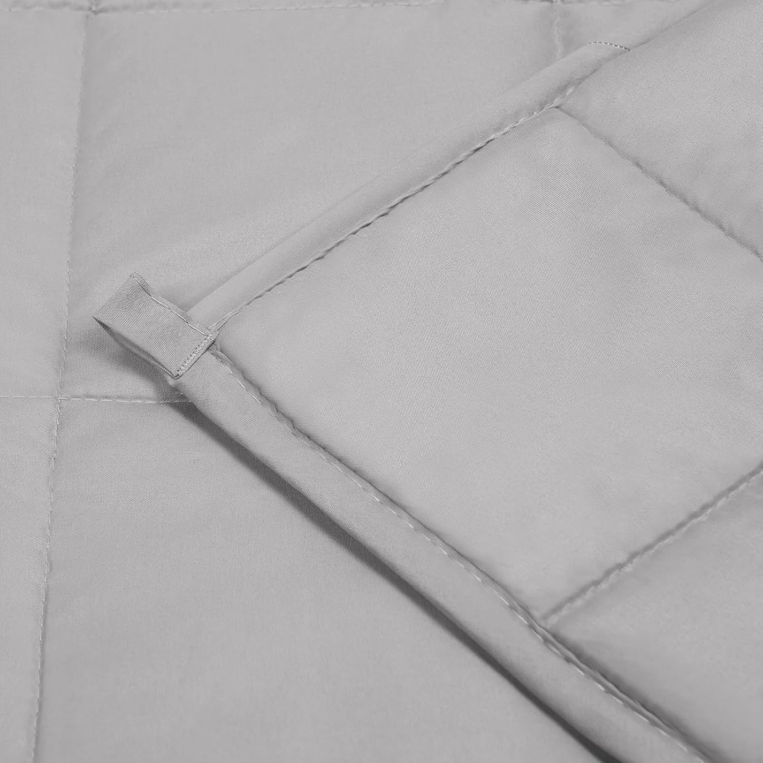 Weighted Blanket 6kg for Adults Therapy Anxiety Autism Insomnia Stress Relief, Single/Double - Silver Grey - 125 x 180cm - (Disclaimer Only suitable for age 3+ years)