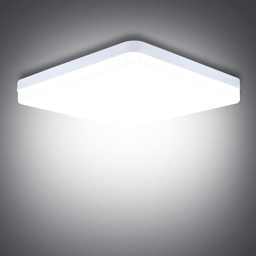 LED Ceiling Light, 36W Daylight White 6500K, 3240LM Bright Indoor Ceiling Lights for Bedroom, Kitchen, Hallway, Outside Porch and More Main image