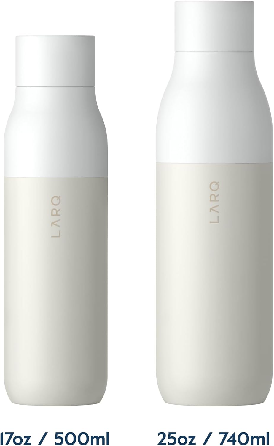 Bottle Twist Top 25oz - Insulated Stainless Steel Water Bottle | BPA Free | Reusable Water Bottle for Camping, Office, and Travel | Keep Drinks Cold and Hot, Granite White