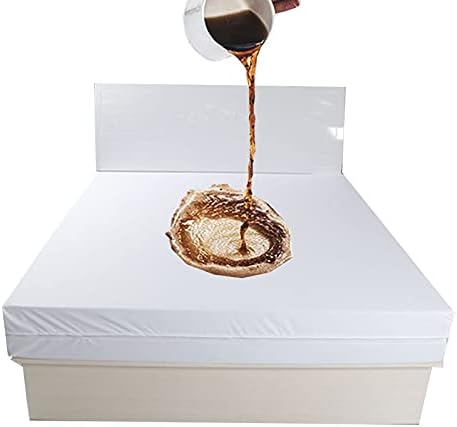 Single Bed Zipped Waterproof Mattress Protector Single with Zip Bed Fitted Sheet Zip Up Mattress Cover Encasement Protector All Round Protection 30cm Deep Fitted (Single 90x200cm+30cm) Secondary image