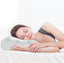 Memory Foam Pillow Neck Support Pillows Orthopaedic Cervical Soft Deep Sleep for Side Sleepers and Back with Washable Cover 60 x 35 cm White