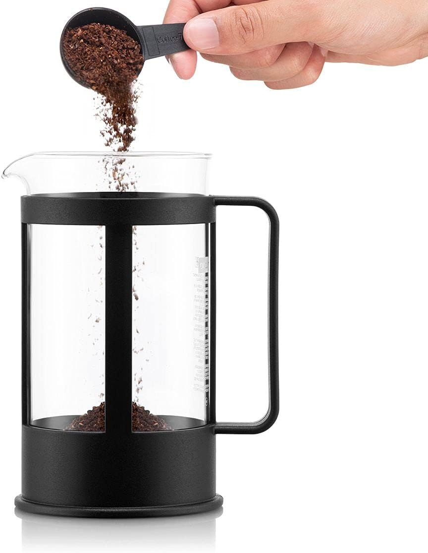 French Press Kenya - 1L / 8 Cups Manual Coffee Maker - Heat-Resistant Glass & Stainless Steel - Dishwasher Safe Cafetiere - Made in Portugal