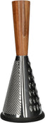 MasterClass Gourmet Cheese Small Vintage-Style Conical Cheese Grater with Wooden Handle, 11 x 11 x 28 cm (4.5'' x 4.5'' x 11'')
