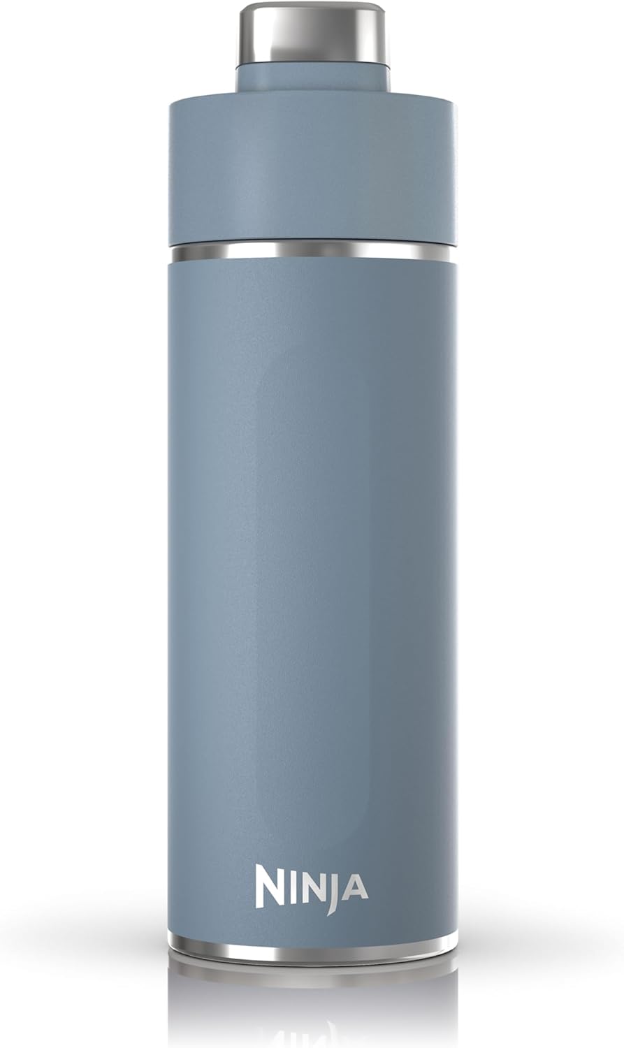 Thirsti Water Bottle and Flask 700 ML With Leak-Proof Lid, Designed For Carbonated, Hot & Cold Drinks, Ideal For Travel & Sports, Triple Insulated, Stainless Steel Bottle, Blue, DW2401EUUKBL
