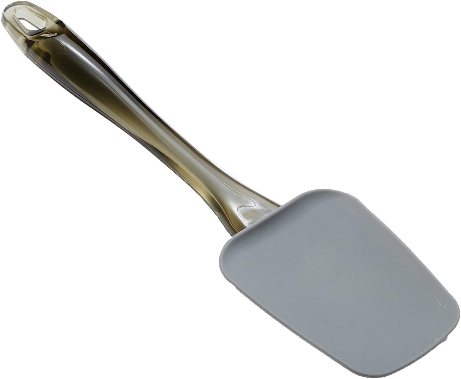 Rectangular Silicone Spatulas, 3 Piece Set (small, medium and large), Gray