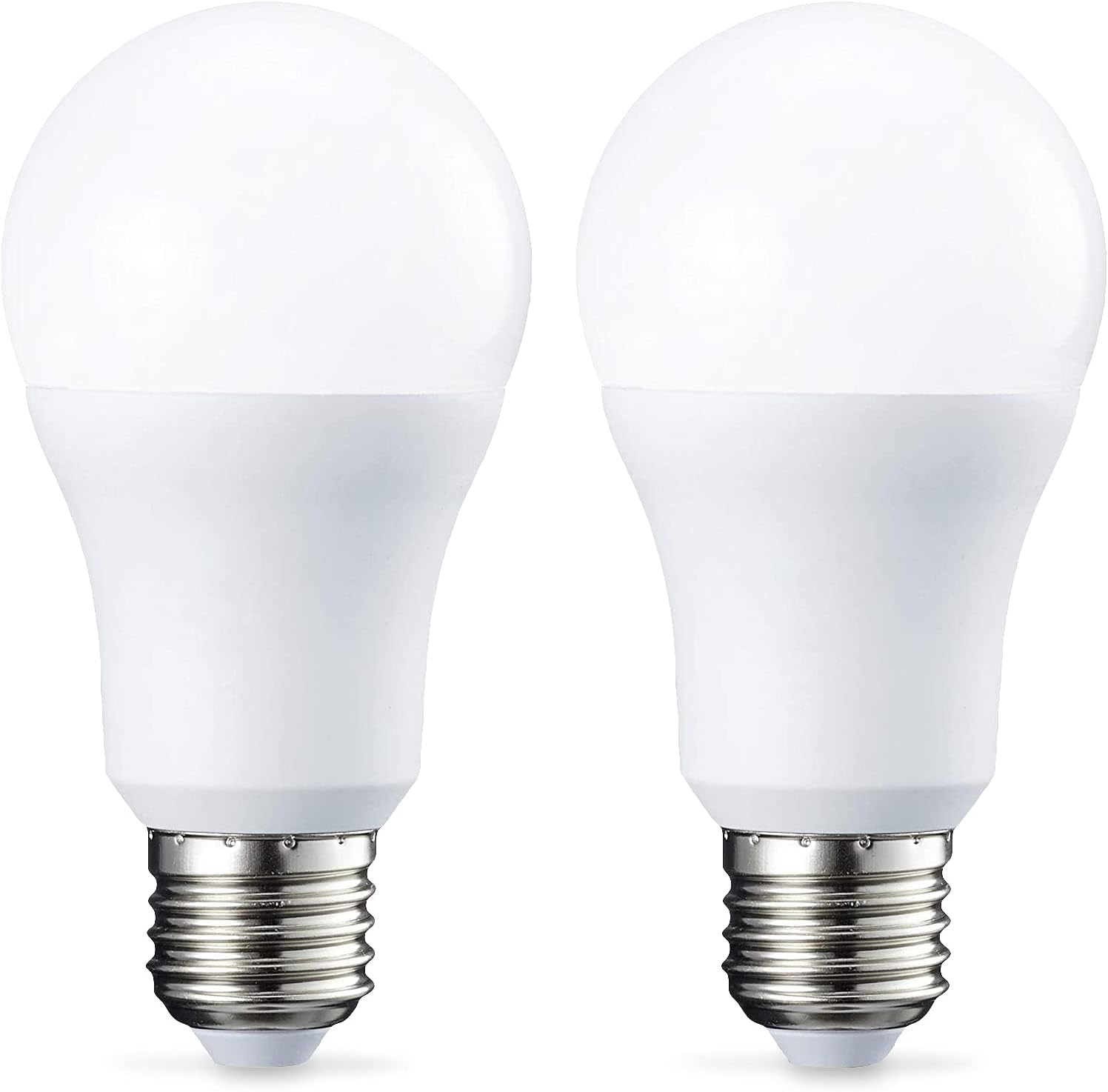 LED E27 Edison Screw Bulb, 10W (Equivalent to 75W), Cool White, Non Dimmable - Pack of 2