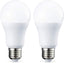 LED E27 Edison Screw Bulb, 10W (Equivalent to 75W), Cool White, Non Dimmable - Pack of 2