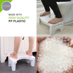 Folding Squatting Toilet Stool | 7 Inch Non-Slip Bathroom Step Stool | Anti Constipation Natural & Comfortable Squat Aid Stool