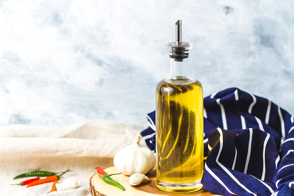 World of Flavours Italian Vinegar Bottle/Oil Pourer, Glass, Classic Design, 45 ml