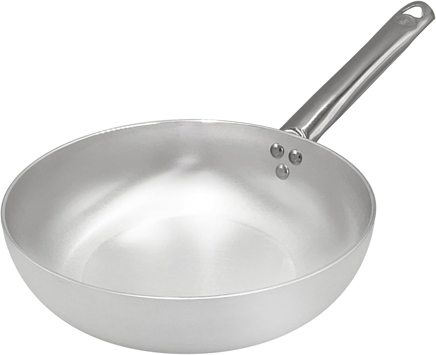 Pentole Agnelli ALMA111B24 High Skipping Saucepan, Tubular Handle, Professional Aluminum, 24 cm