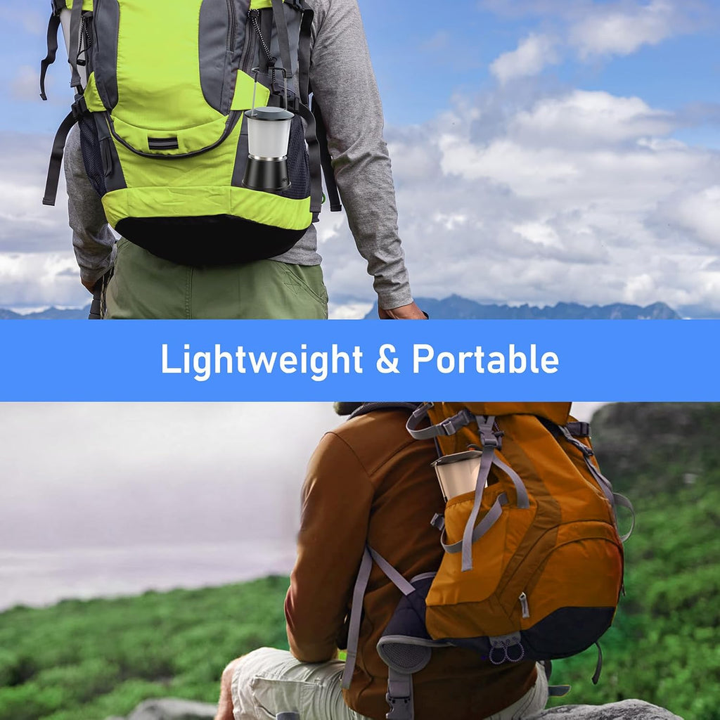 Camping Lantern Rechargeable, Blukar Camping Lights Lamp for Tent, Long Battery Life 5 Light Modes Super Bright LED Outdoor Hanging Tent Light for Camping, Emergency, Fishing, Hiking etc.