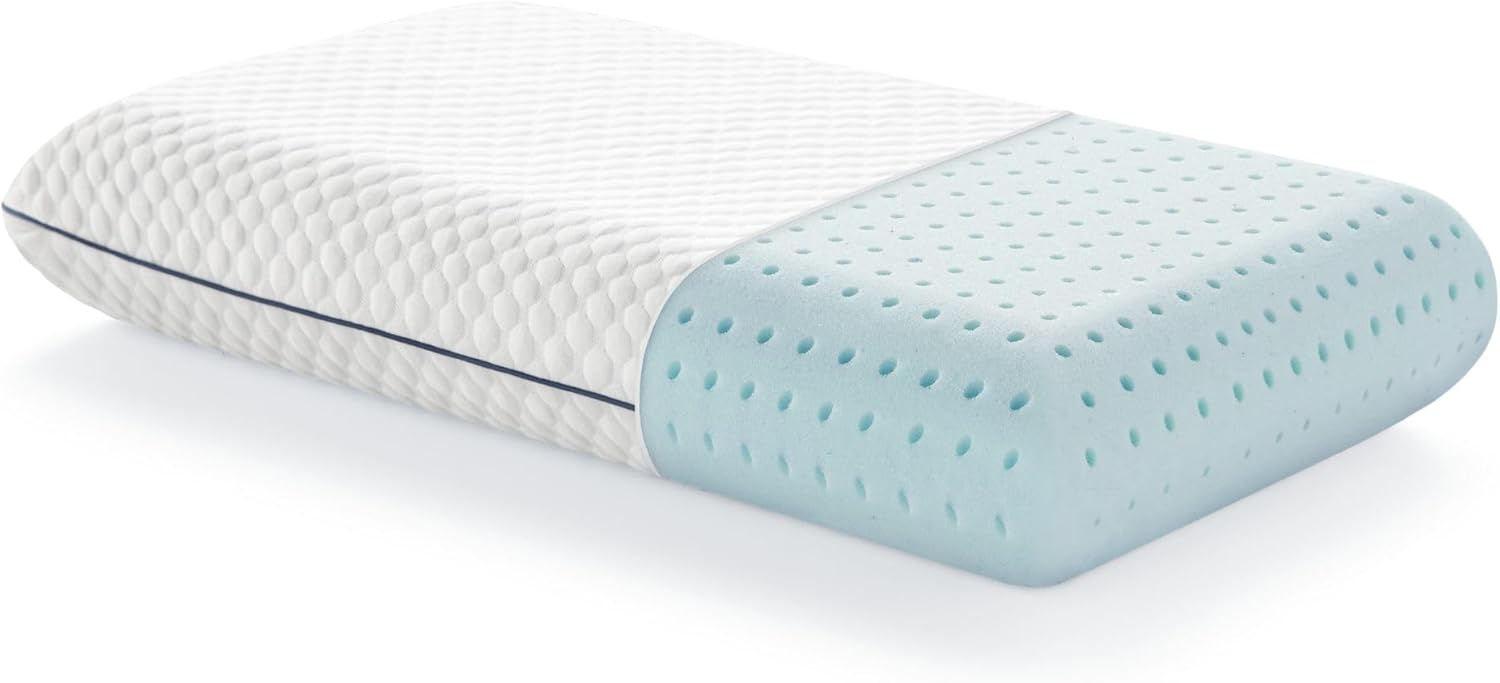 WEEKENDER Gel Memory Foam Pillow – 1 Pack Standard Size – Ventilated - Washable Cover,White (Package may vary) Main image