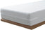 Mattress Encasement (135x190/200cm) Double Bed Size | Noiseless, Elastic and Adjustable Mattress Protector | White