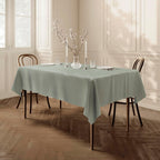 Rectangular Rectangle Fabric Tablecloth Table Cloth Table Cover 100cm x 140cm 39"x55" Sage Green