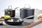 Toughened Non-Stick 20x4cm Frying Pan, Aluminium, 51112200010002, Black