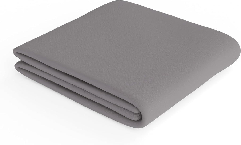 Bedding Soft Microfibre Fitted Sheet with 12 inch (30 cm) Deep Pocket, 160 x 200 cm, Dark Grey