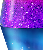 Lamp Northern Lights 2160, Tri-colour Globe, Silver Glitter, Decorative Base and Cap, Original 14.5 inch LAVA® Motion Lamp to Illuminate Your Mood