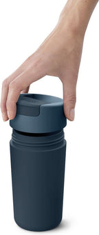 Sipp Travel mug, Hygienic, Leakproof reusable mug, Coffee & Tea Cup with Lid - 454 ml (16 fl. oz) - Blue