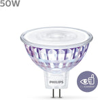 LED Light Spot [GU5.3 MR16] 7W - 50W, Warm White 2700K, 36D, Non Dimmable, Silver a, (8LDIC50P)