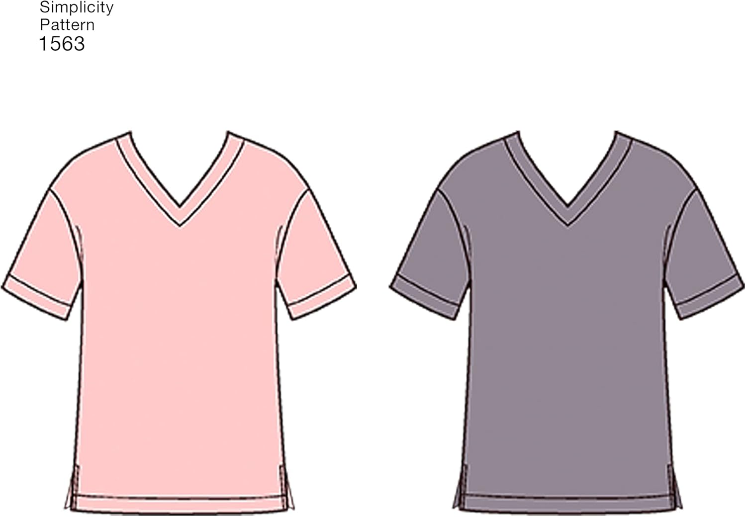 Simplicity Sewing Pattern 1563: Misses' Men's and Teens' Sleepwear, Size A, Paper, White, A (XS-S-M-L-XL)