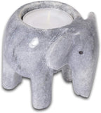 Marble Elephant Tea Light Candle Holder Collection - Monochrome Collection