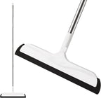 Floor Squeegee with Long Handle(50IN), Extendable Foam Squeegee Mop for Wet Room, Squidgy Shower Cleaner, Handled Floors Sweeper Water Wiper for Bathroom Kitchen Pool Pet Hair