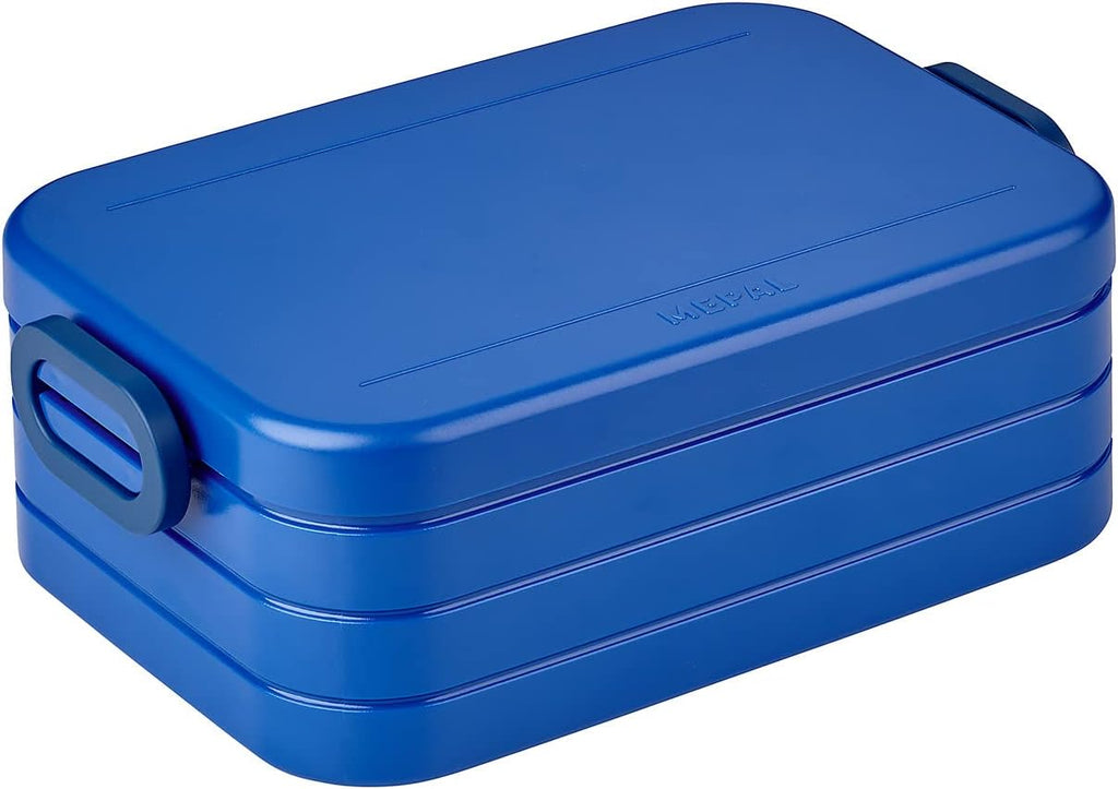Mepal – Bento Lunchbox Take A Break Midi – Lunch Box With Bento Box – Lunch Box For Sandwiches, Small Snacks & Left Overs – Snack & Lunch - 900 ml - Vivid Blue