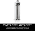 Ninja Thirsti Water Bottle and Flask 530 ML With Leak-Proof Lid, Designed For Carbonated, Hot & Cold Drinks, Ideal For Travel & Sports, Triple Insulated, Stainless Steel Bottle, White, DW1801EUUKWH