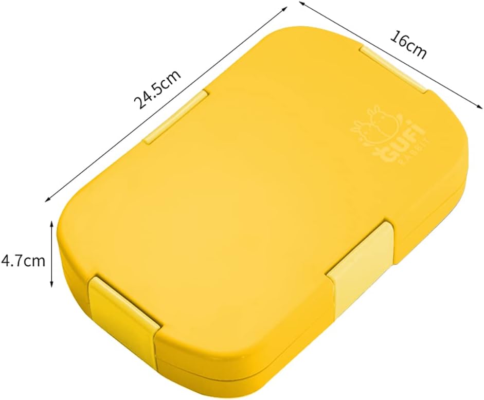 Kids Lunch Box, Bento Boxes Food Storage Container With 6 Compartments for Children Adult Work School, Suitable For Microwave Secondary image