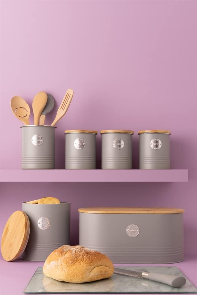 Living Grey Bread Bin