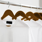 Strong Wooden Coat Hangers with 360 Degree Rotatory Hook & Round Trouser Bar & Shoulder Notches - Durable Wardrobe Space Saver - Suitable for Coat, Jacket, Suit, Jumper (Walnut, 20 Pack)