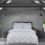 100% Egyptian Cotton 220 Thread Duvet Cover Set Easy Care Reversible Printed Hotel Quality Duvets,Heart Leaf-Double