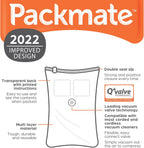 Packmate - 4 Medium 60 x 45cm Flat Vacuum Storage Bags Ð Ideal for Storing Baby Clothes, Pillows, Blankets, Towels and Much More