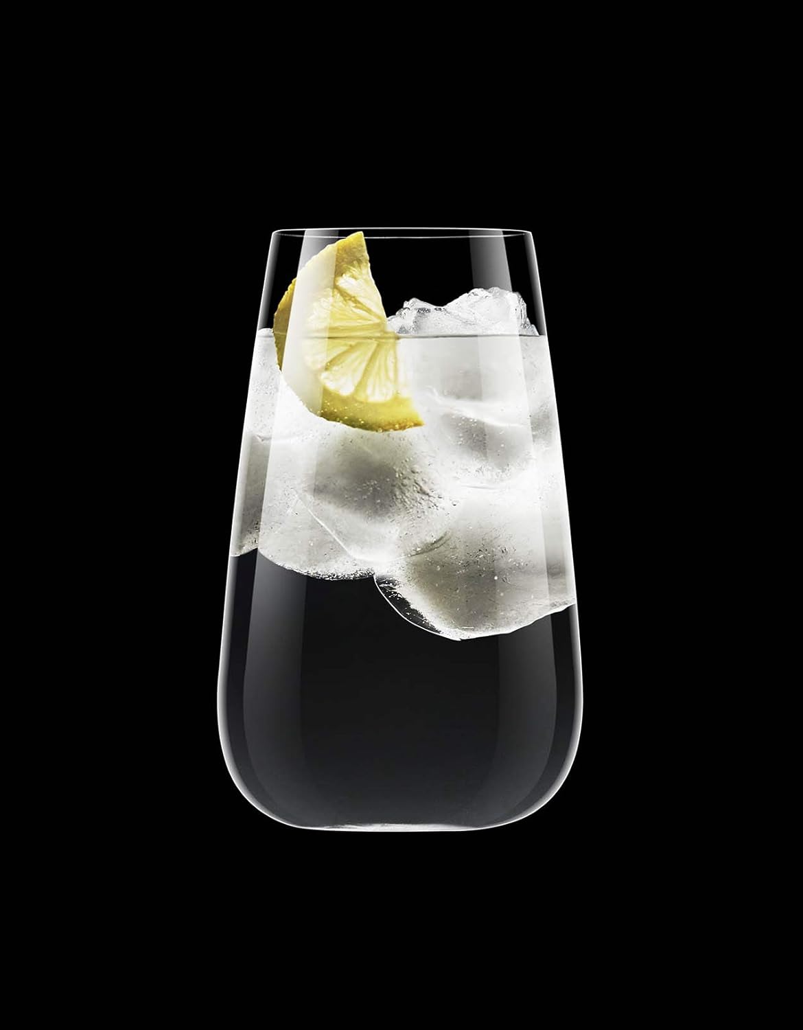 Luigi Bormioli - Talismano - Hi-Ball / Tumbler Crystal Glasses - Dishwasher Safe - Made in Italy - Set of 4, 590ml