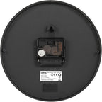Teesa Clock Analog Wall Universal 20 cm TSA0038B Black