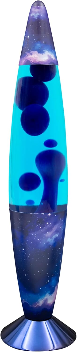 49009 Galaxy Lava Lamp/Matte Pattern Base/Retro Nostalgia/Relaxing Mood Light / 16 Inch Height Main image
