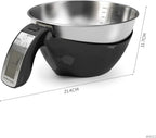 Morphy Richards 46610 Kitchen Scales, Equip Range, 3-in-1 Digital Scales with Jug, Black