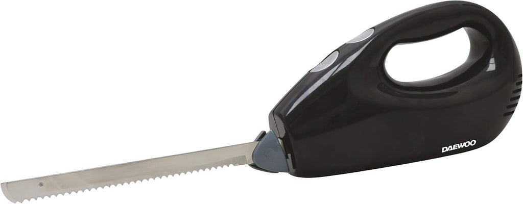 Electric Carving Knife, Cuts Effortlessly Through Meats And Frozen Foods With Durable Twin Blades, Black
