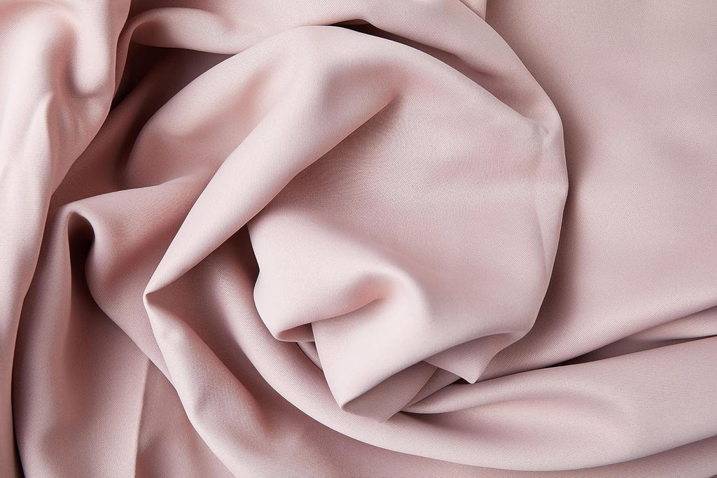 Emma Barclay Cali Eyelet - Woven Thermal Blackout Eyelet Curtains in Blush Pink - Width 66 x Drop 54" (168 x 137cm)
