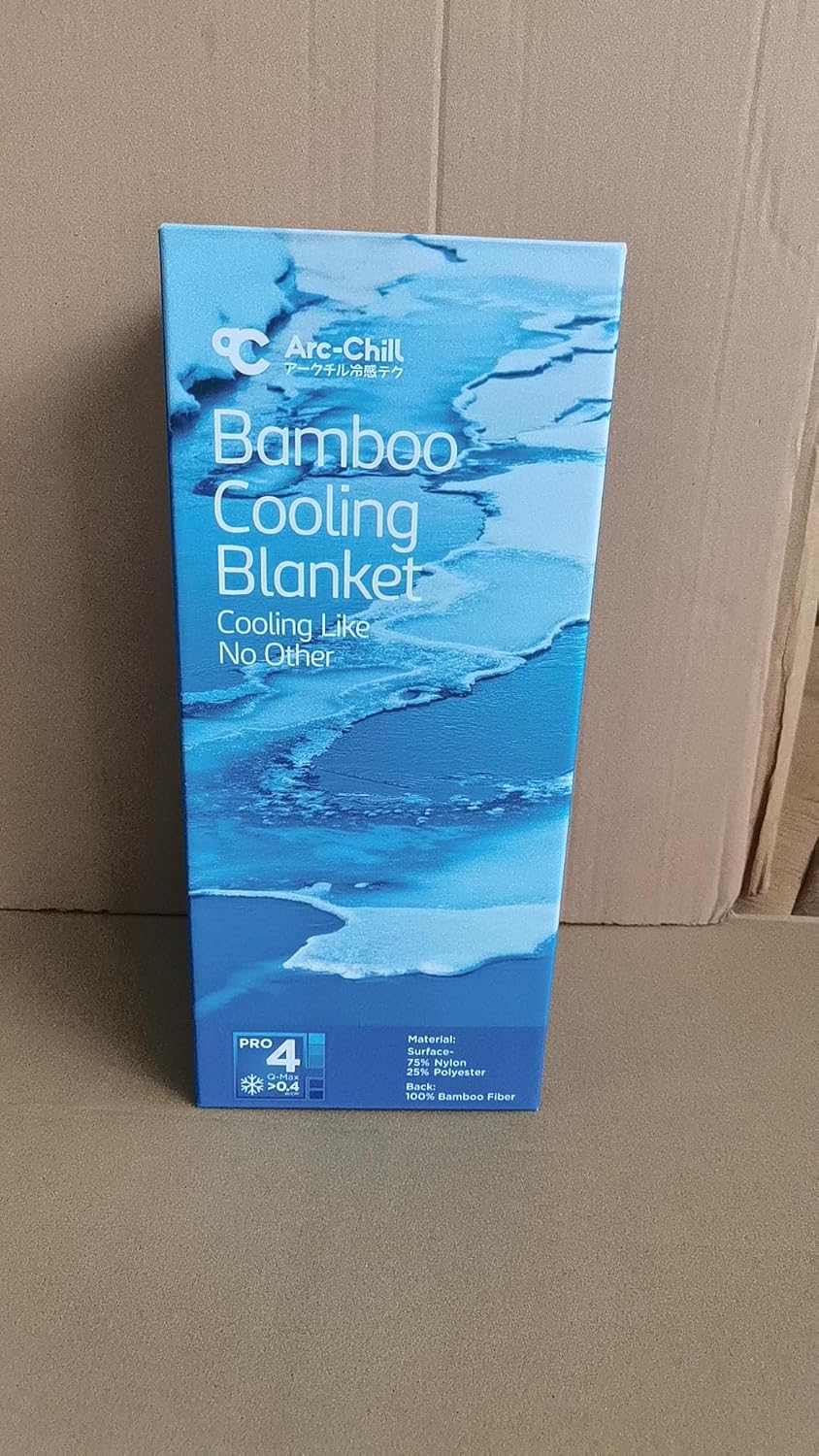 Cooling Blanket for Night Sweats, Arc-Chill 3.0 Cooling Fiber Q-Max 0.5 Lightweight Summer blankets Double-sided Cool Throw Blanket, Cool Blanket for Sofa Double Bed or Travel Blue 150x200cm