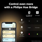 NEW White Ambiance Smart Light Bulb 75W - 1100 Lumen [E27 Edison Screw] With Bluetooth. Works with Alexa, Google Assistant and Apple Homekit