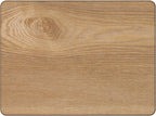 Oak Veneer Placemats – Set of 4, Durable Wooden Table Mats with Natural Wood Grain, Heat Resistant and Easy to Clean, 29 x 21.5 cm