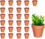25 Pack Mini Terracotta Pots for Plants, Small Flower Pot for Succulents, Cacti, and Herb Gardening, Ideal for Indoor and Outdoor Decor